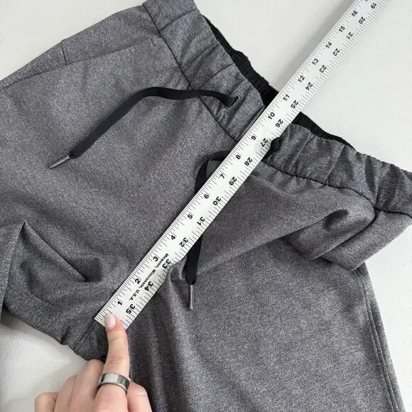Lululemon Womens Sweat Pants 4 Heathered Gray On the Fly 7/8 Jogger Lounge Gym - Picture 7 of 15